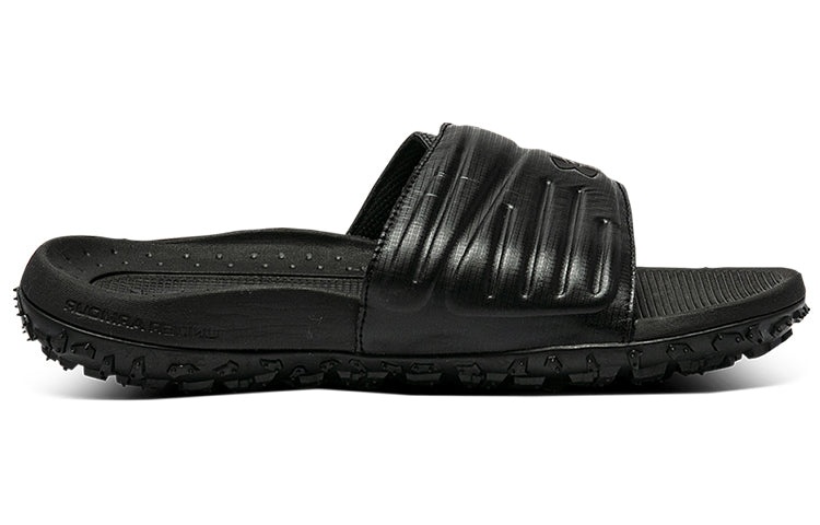 Under Armour Fat Tire Slides 'Black' 3023749-002 - 2