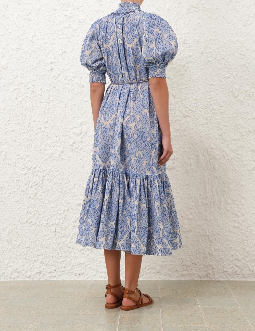 WYLIE LANTERN MIDI DRESS - 4