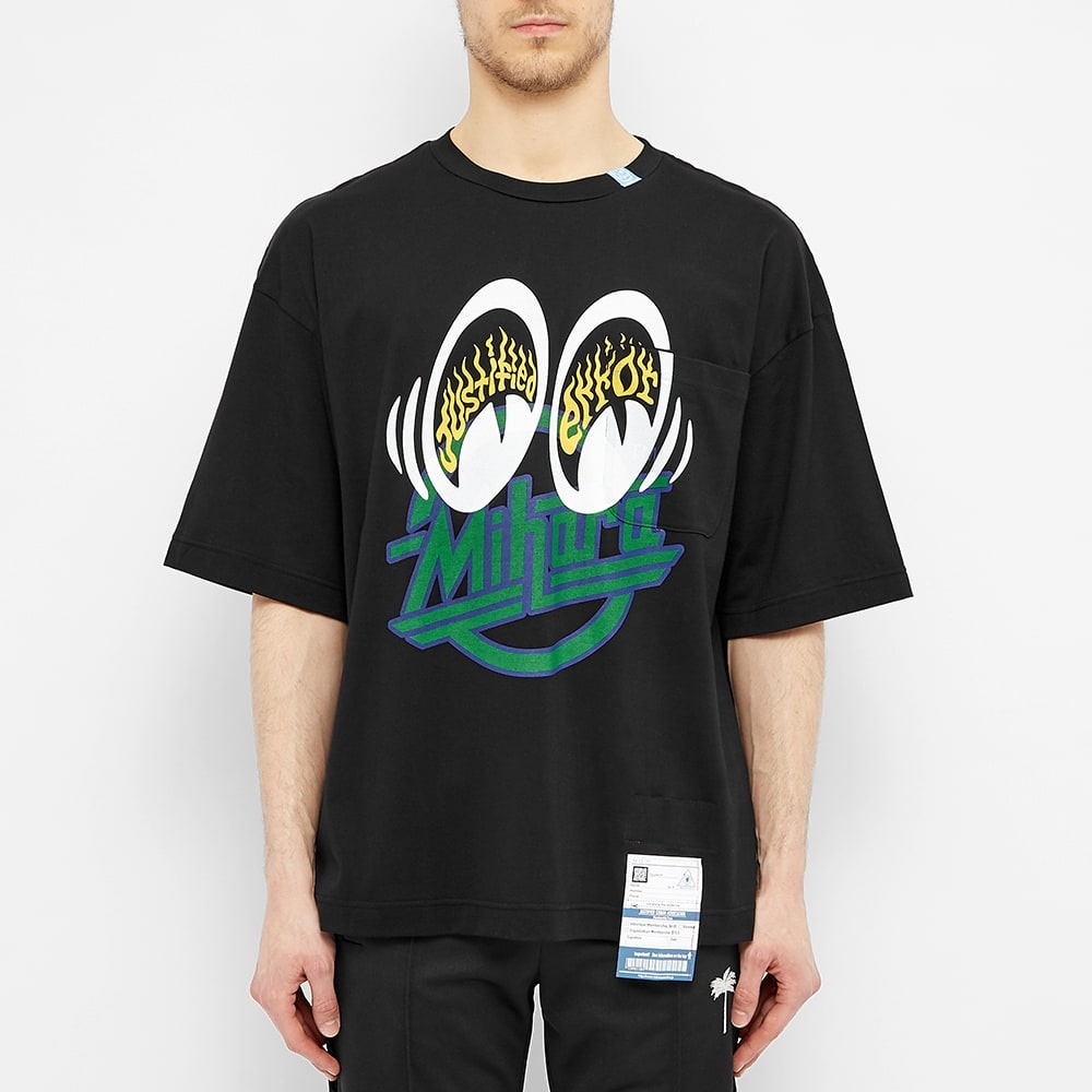 Maison MIHARA YASUHIRO Eye Print Logo Tee - 4