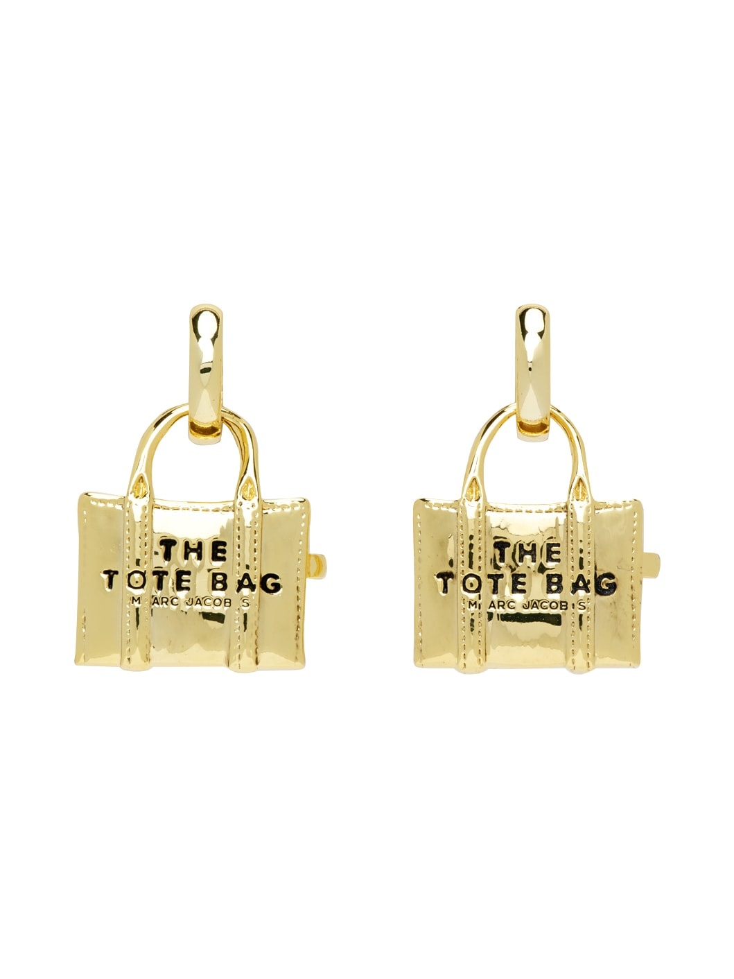 Gold 'The Tote Bag' Earrings - 1