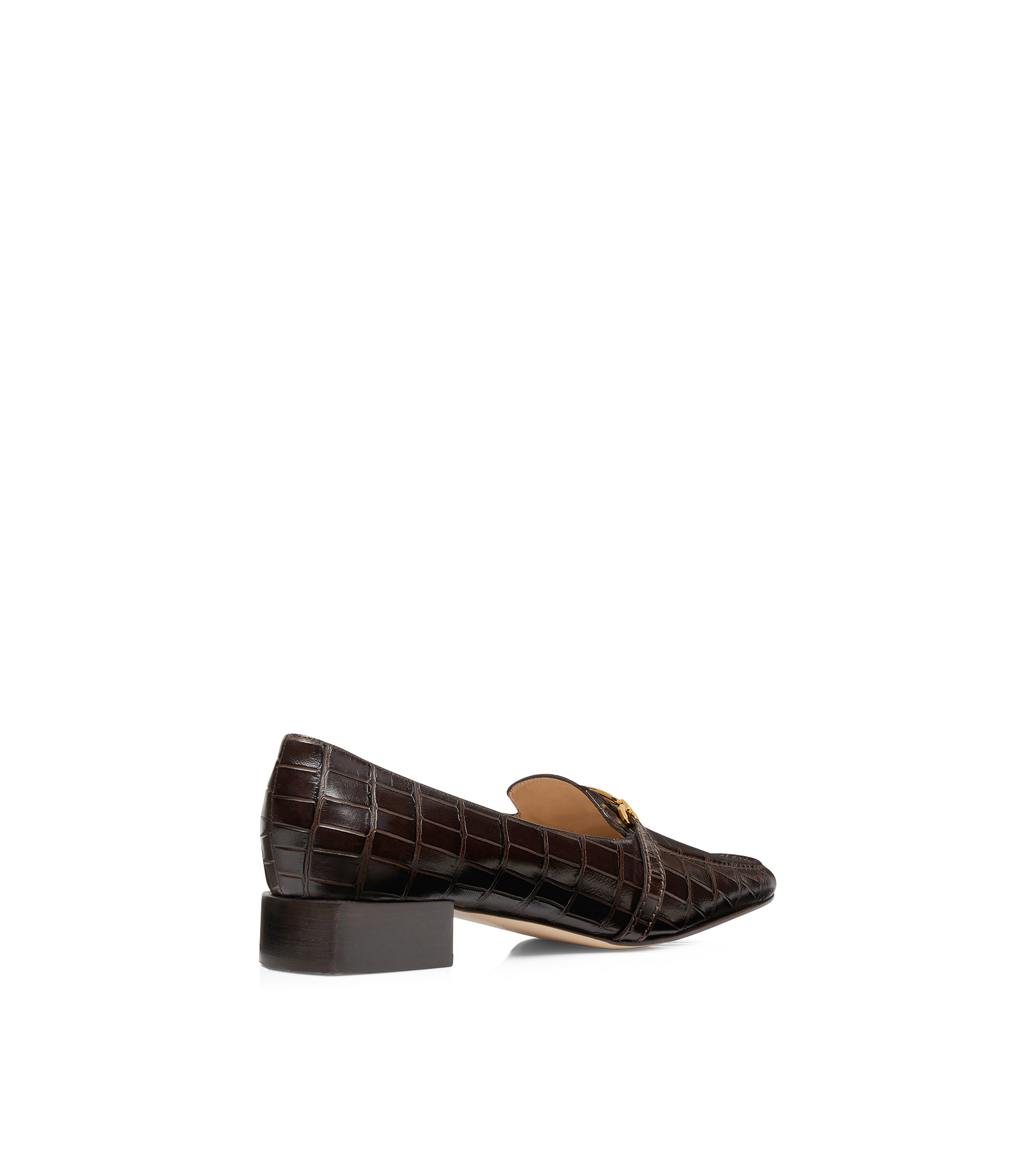 STAMPED CROCODILE LEATHER WHITNEY LOAFER - 3