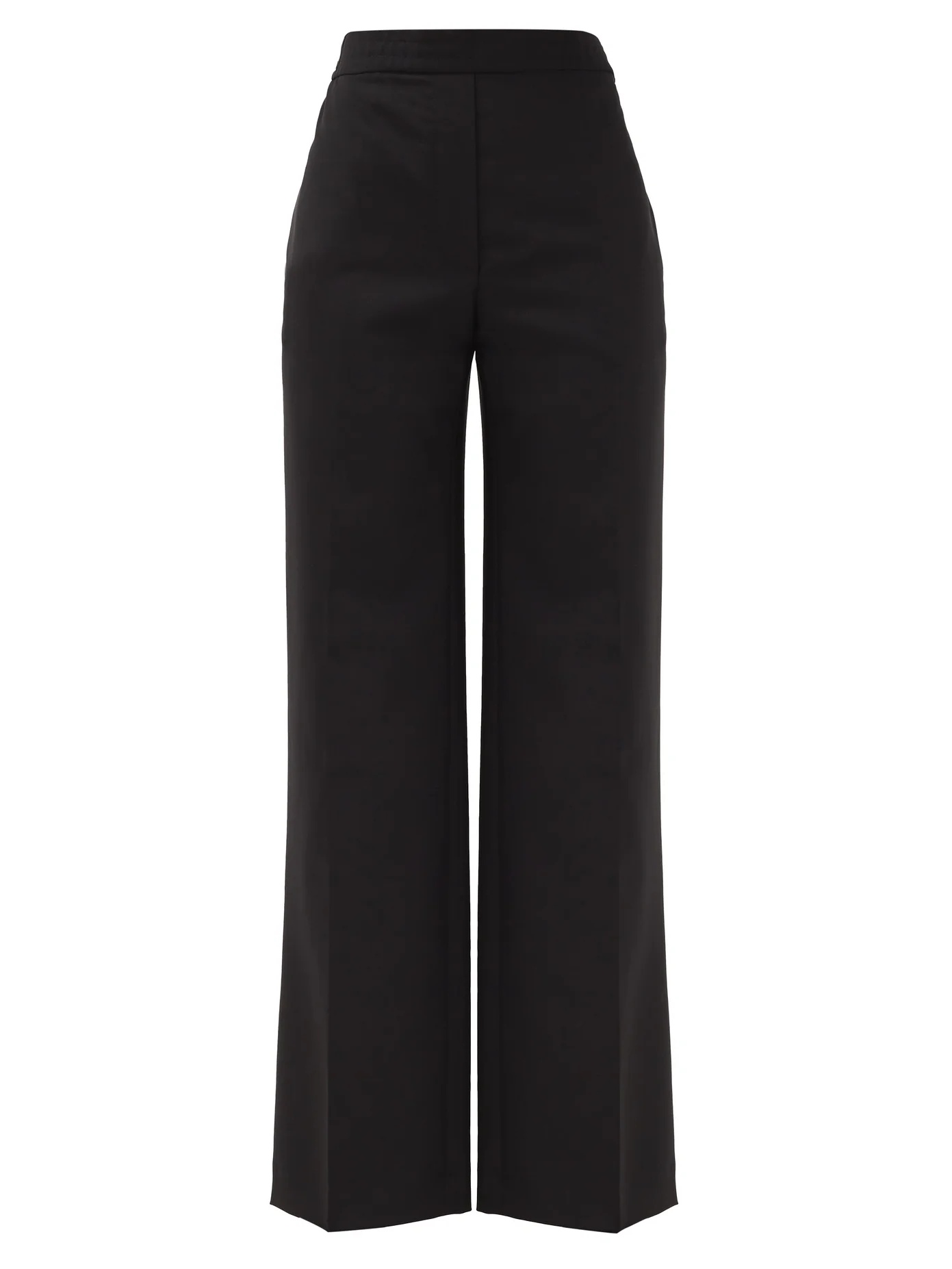 Pammine wool-blend straight-leg trousers - 1