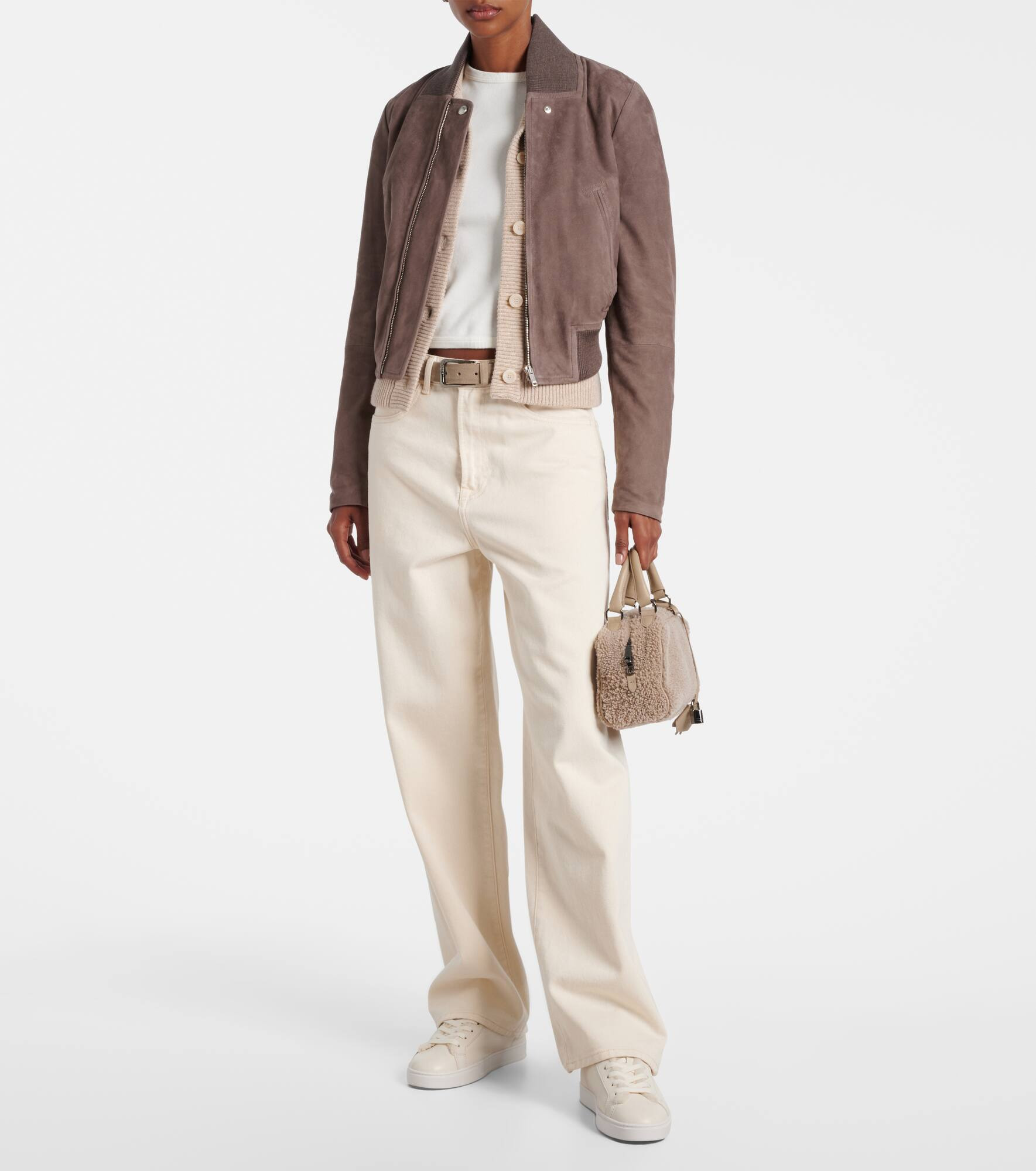 Suede bomber jacket - 2