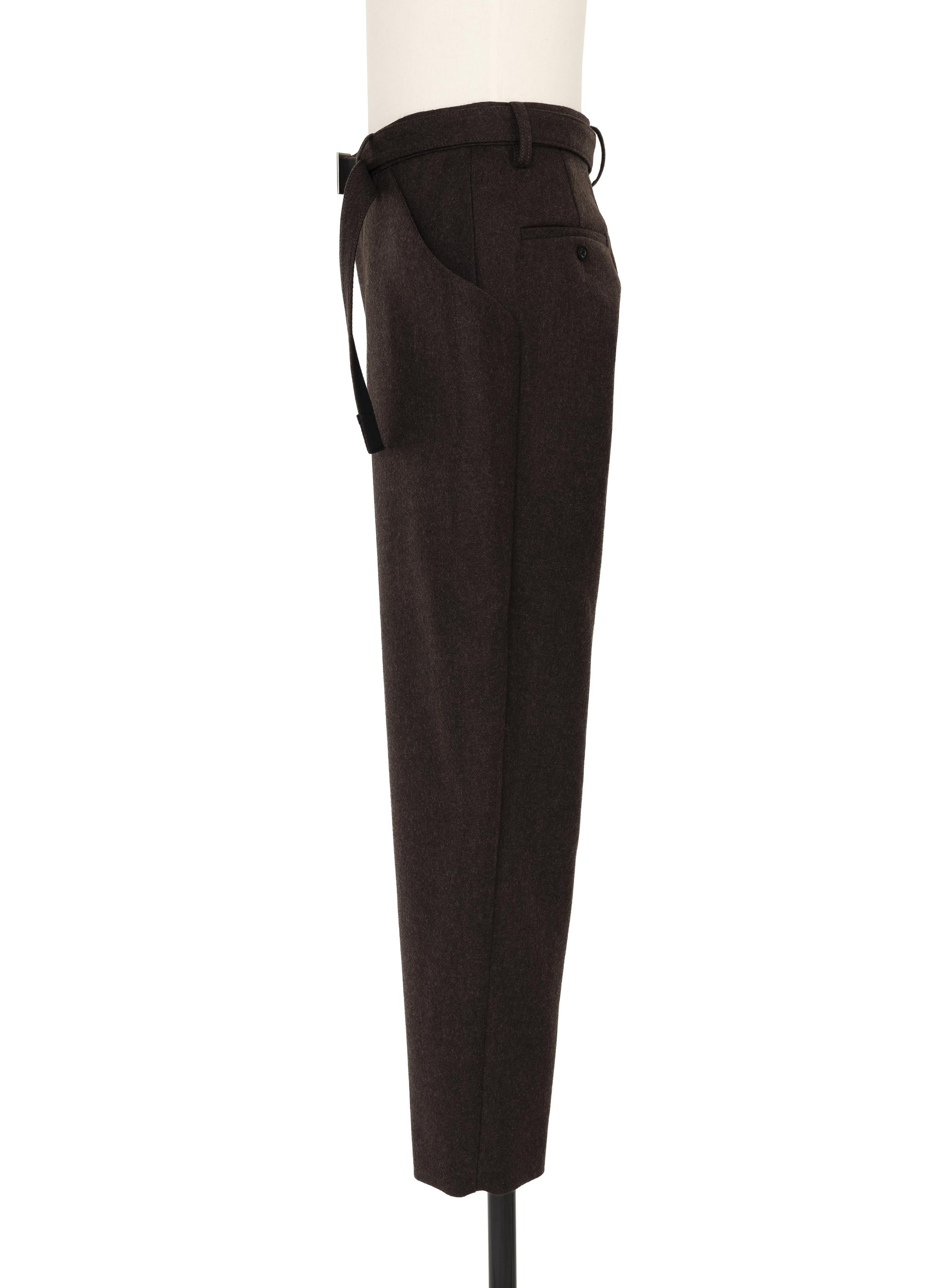 Wool Melton Pants - 2