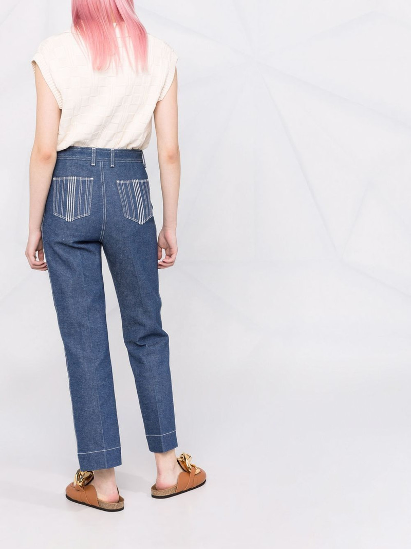 straight-leg denim jeans 6