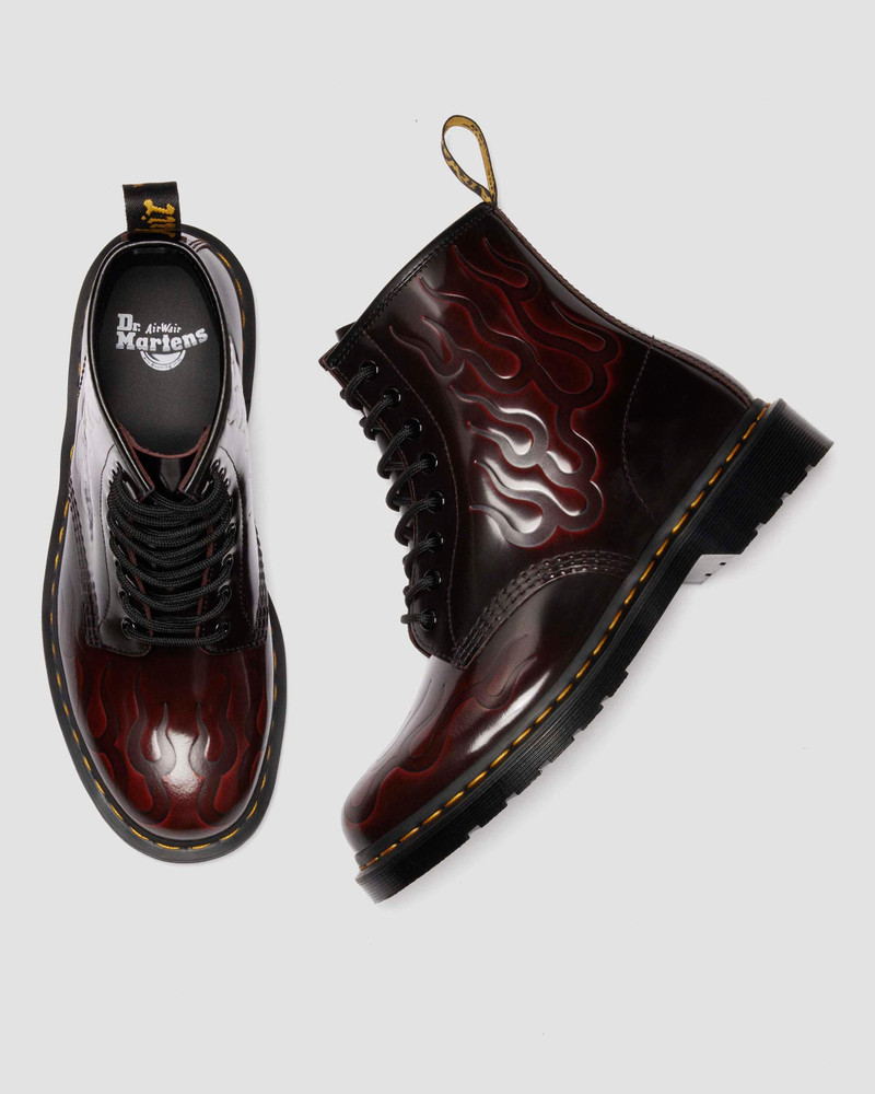 Dr. Martens 1460 Inferno Arcadia Rub Off Leather Boots outlook