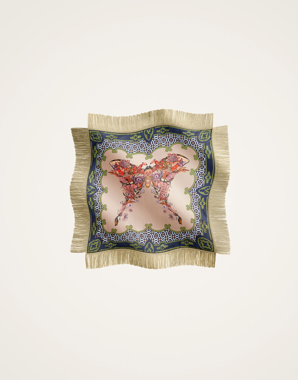 Reversible Fringe Carré Scarf - 7