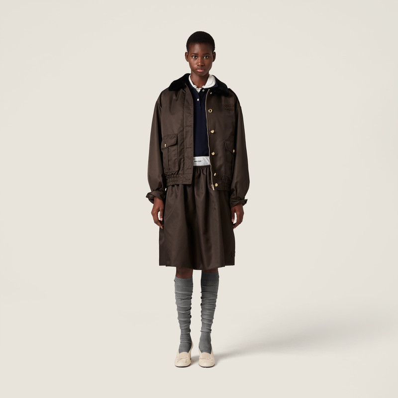 Miu Miu Technical gazar blouson jacket outlook