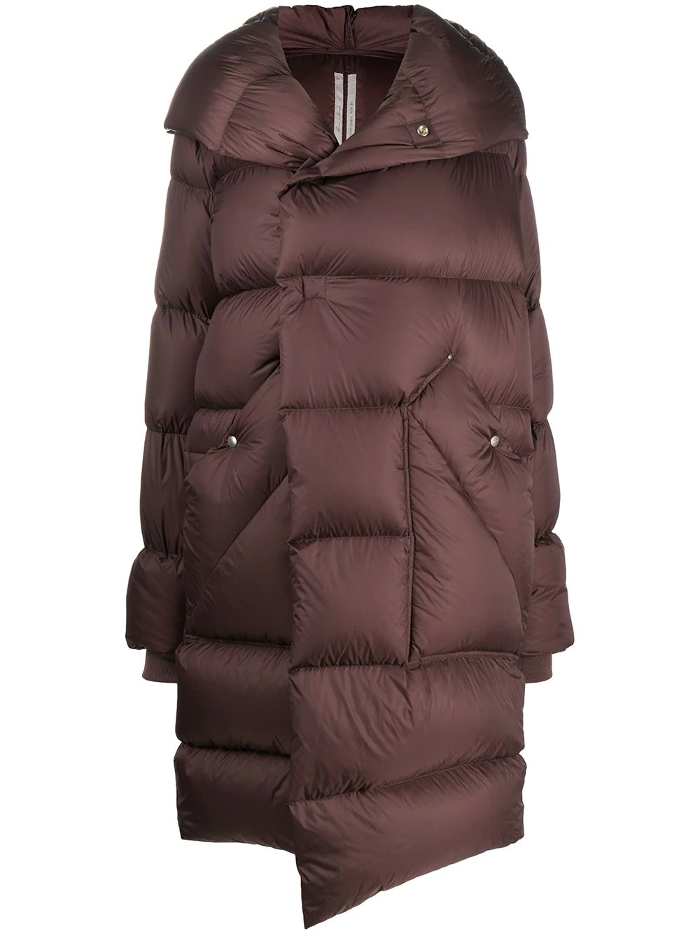 padded hooded coat - 1