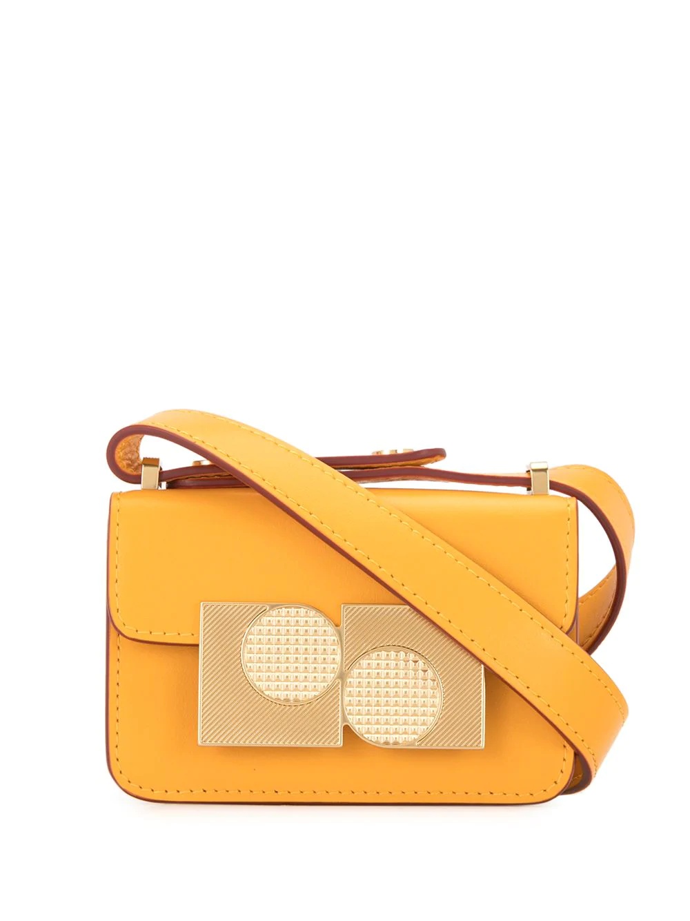 brass-embellished mini satchel - 1