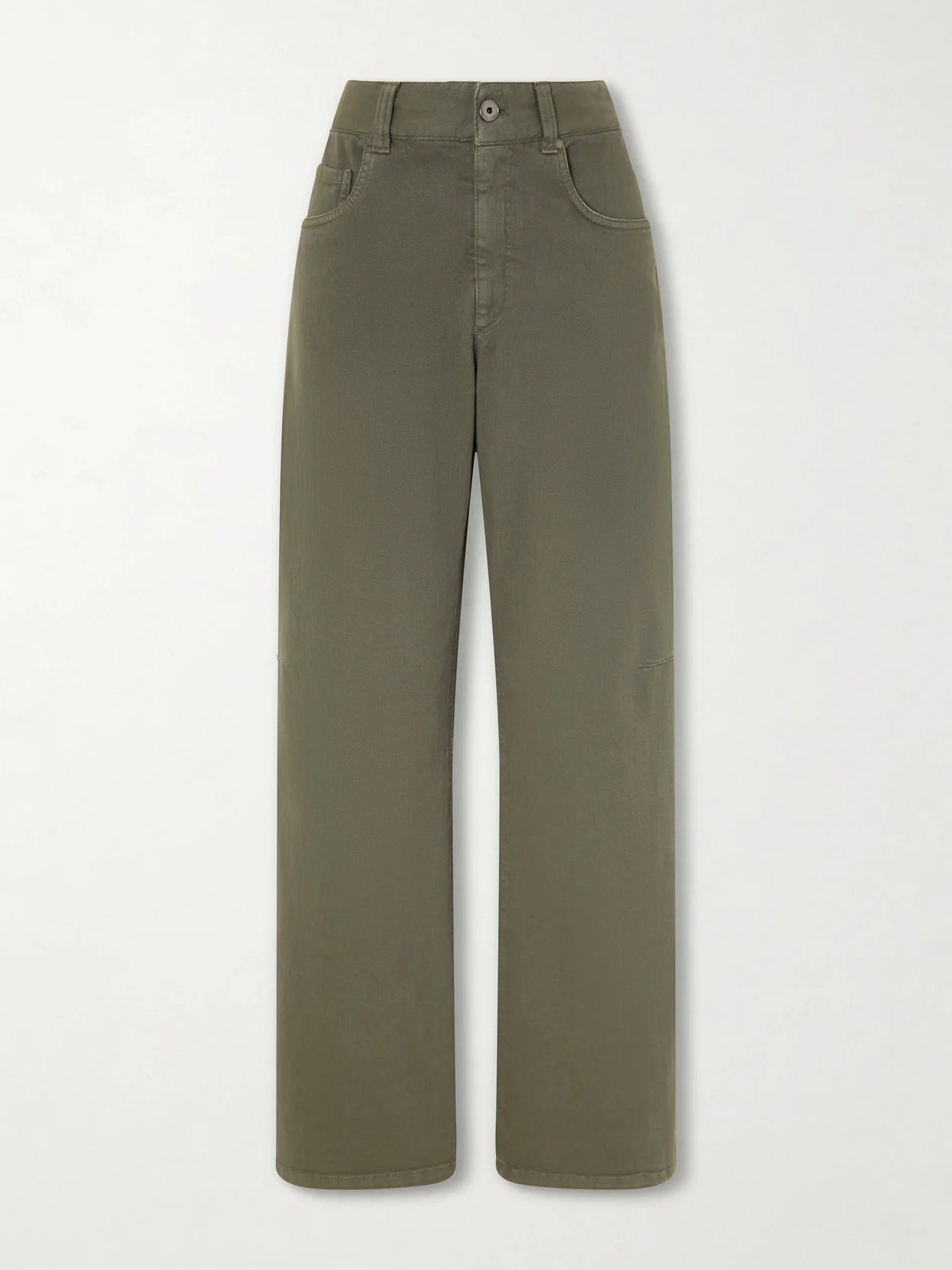 High-rise Wide-leg Jeans - 1