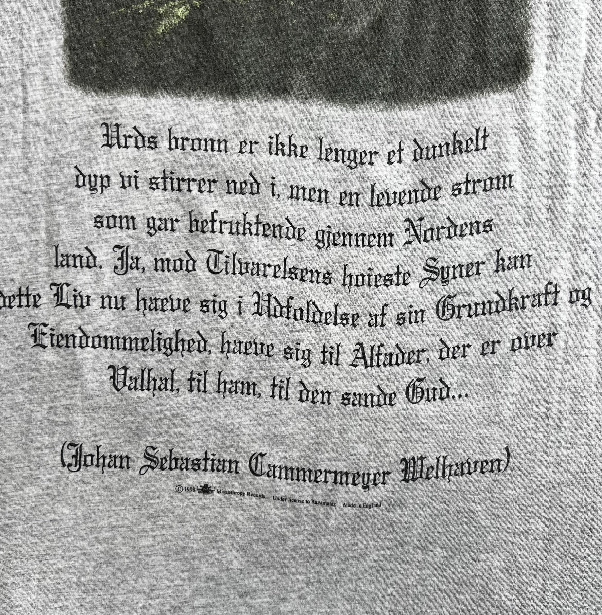 Final Blow - Vintage 90s Burzum "Filosofem" T-Shirt SZ L - 6