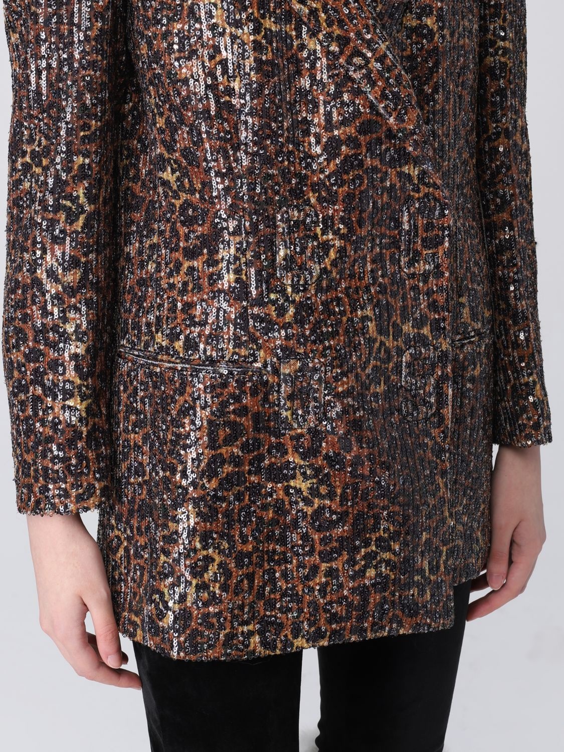 アウターその他 GCDS Woman Blazer Gold AI22W210512 MX GCDS Gcds blazer for woman | giglio | REVERSIBLE