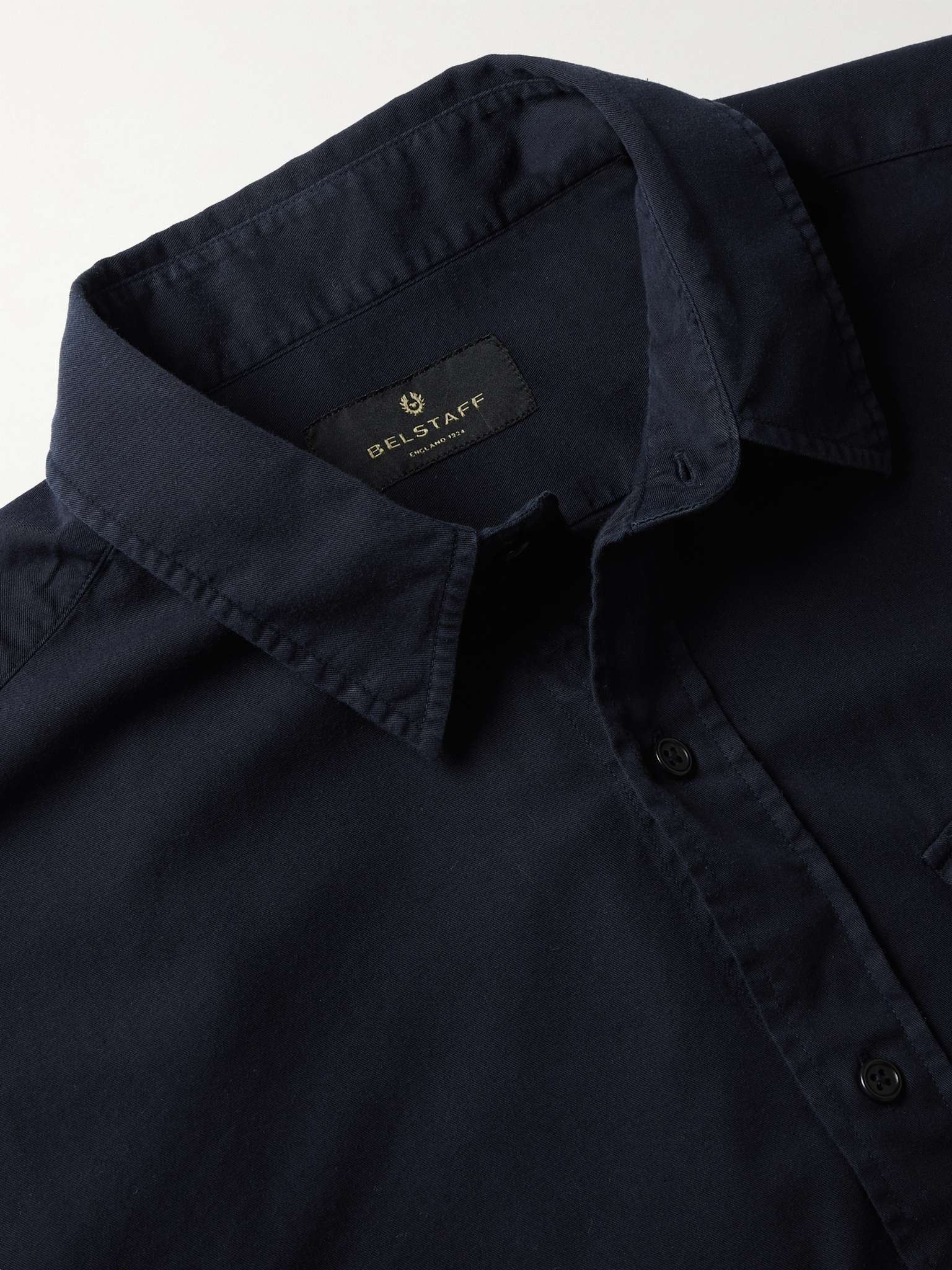 Pitch Logo-Appliquéd Garment-Dyed Cotton-Twill Shirt - 5