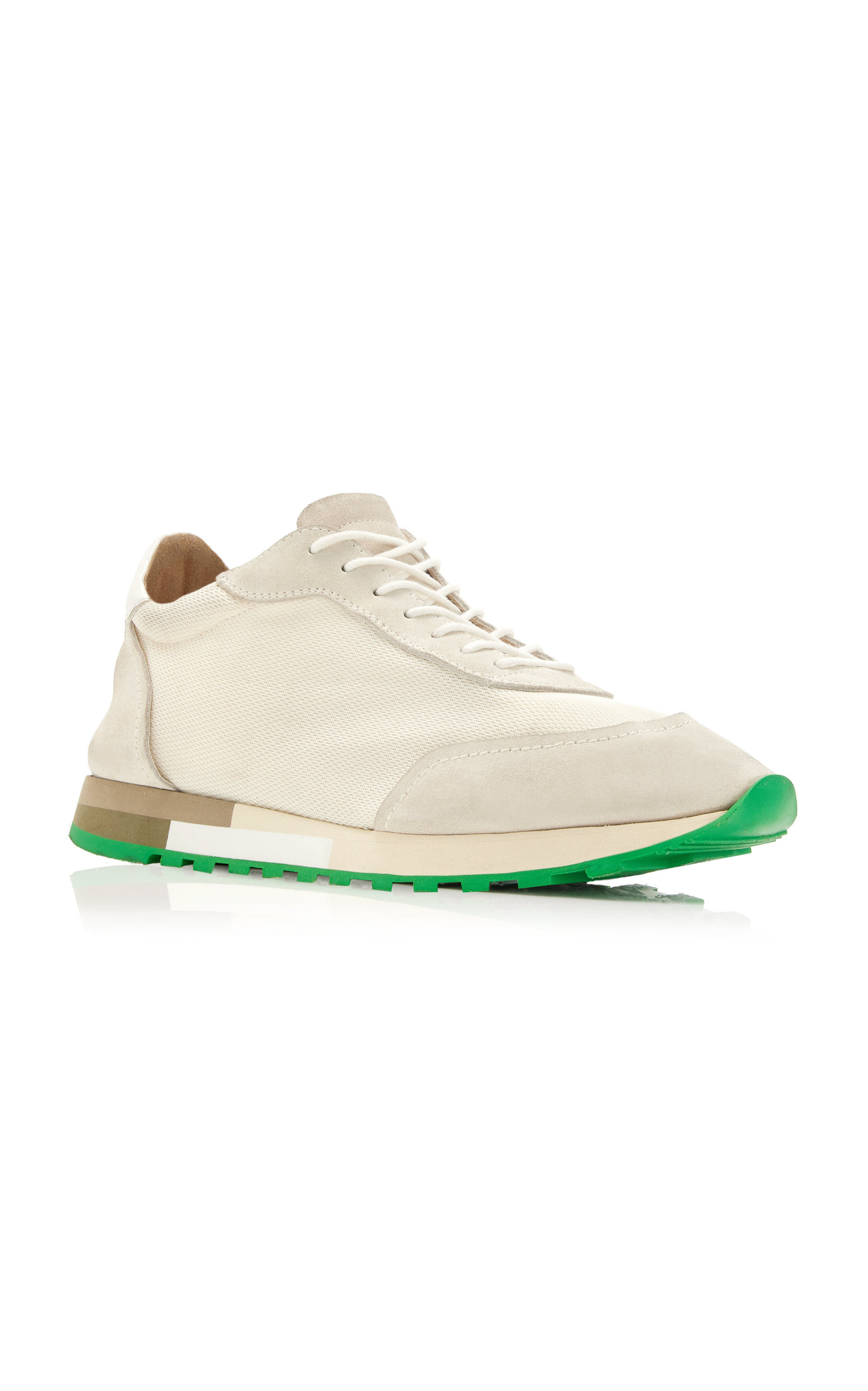 Owen Leather, Mesh Sneakers white - 6