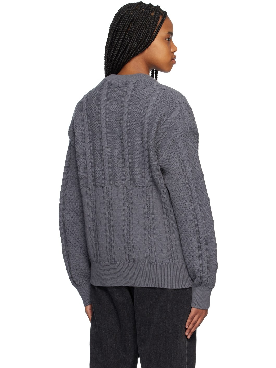 Gray Alpha Cardigan - 3