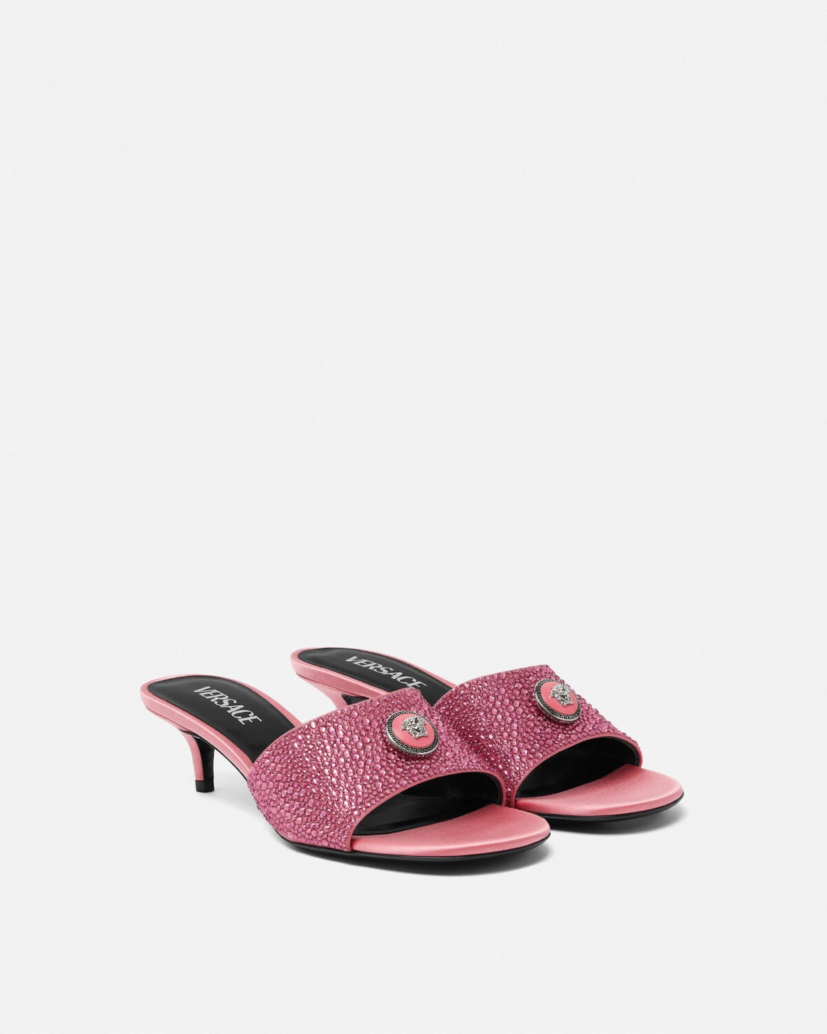 Crystal Alia Mules 45 mm - 2
