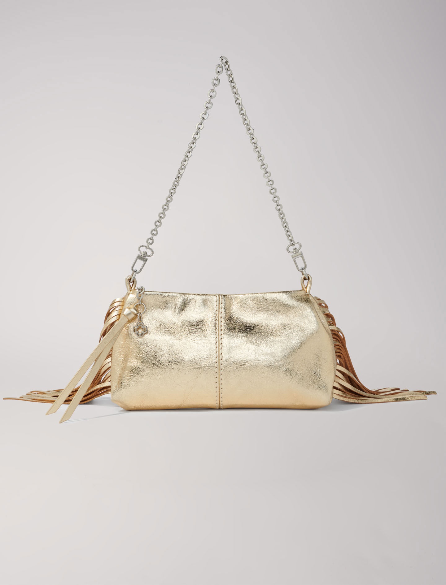 Metallic leather Miss M clutch bag - 6