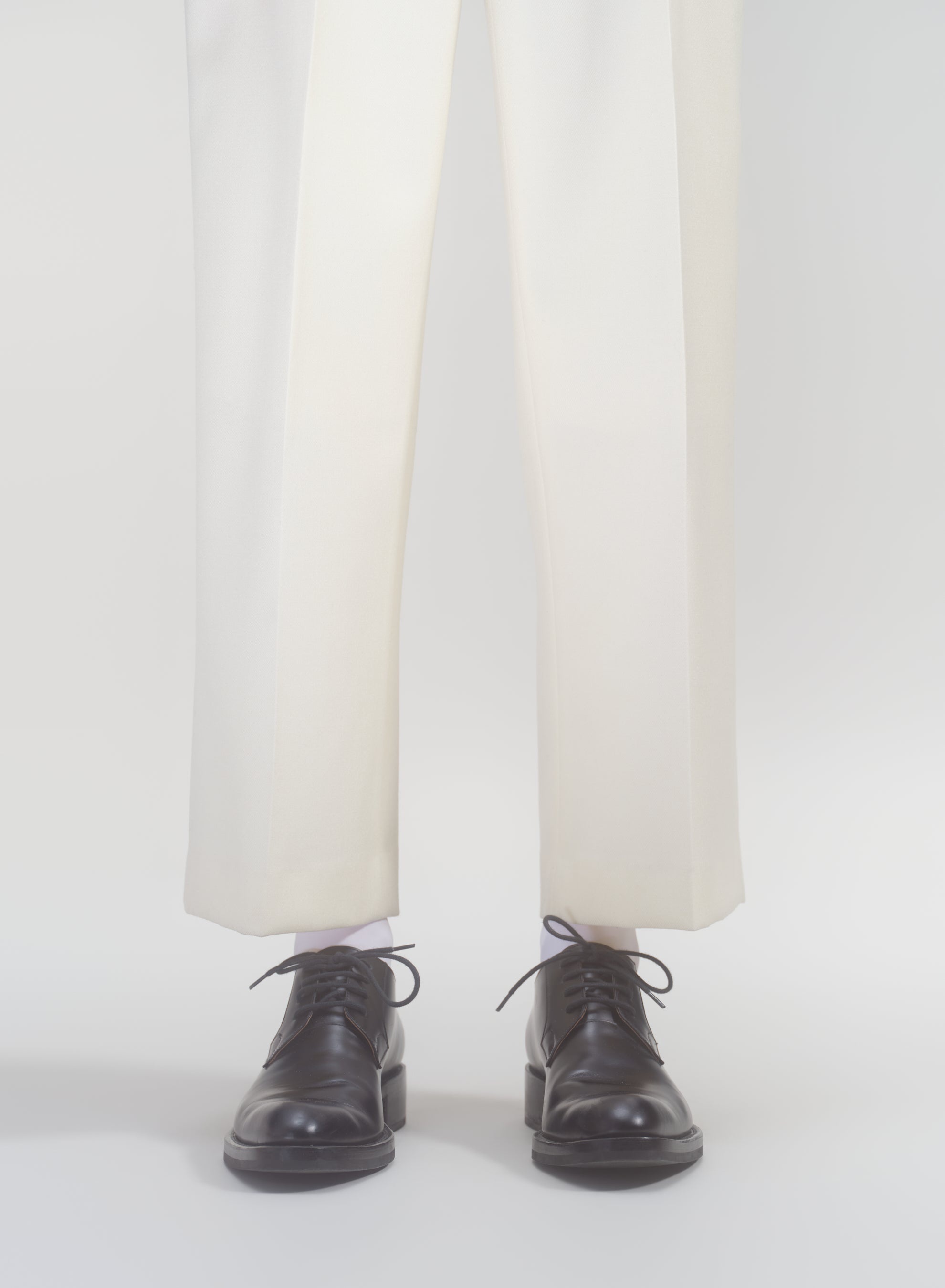 LEATHER DERBY SHOES - 4