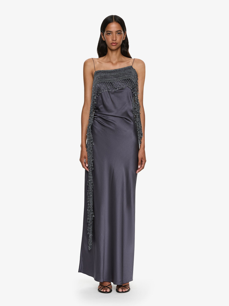 Droplet Bead Crochet Trimmed Cami Dress 1