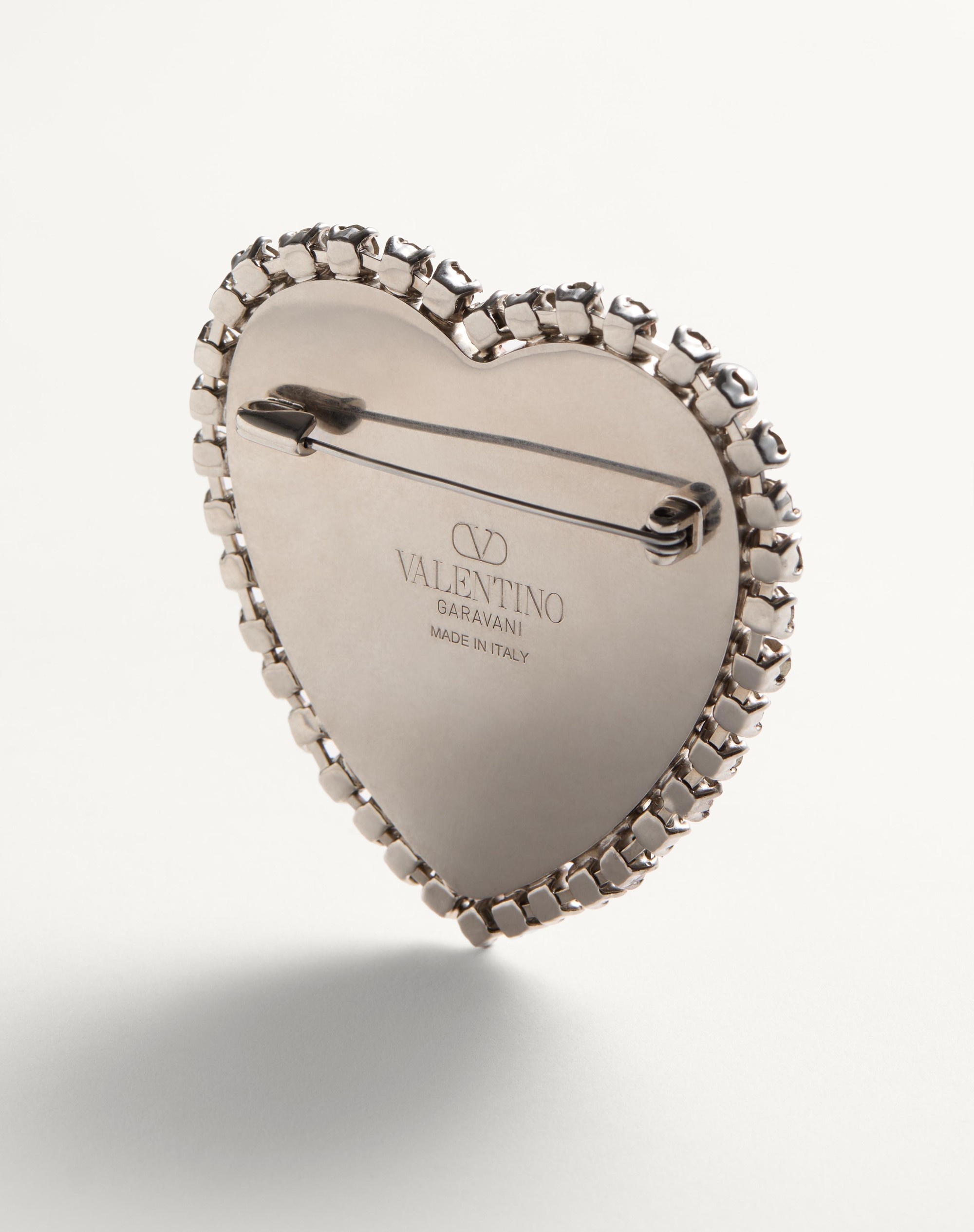COEUR HYPERBOLE BROOCH IN METAL, RESIN AND SWAROVSKI® CRYSTALS - 4