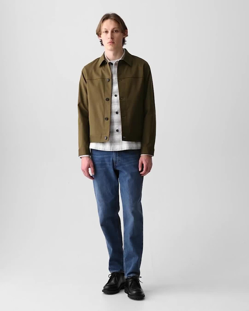 Button Jacket in Twill Stretch 7