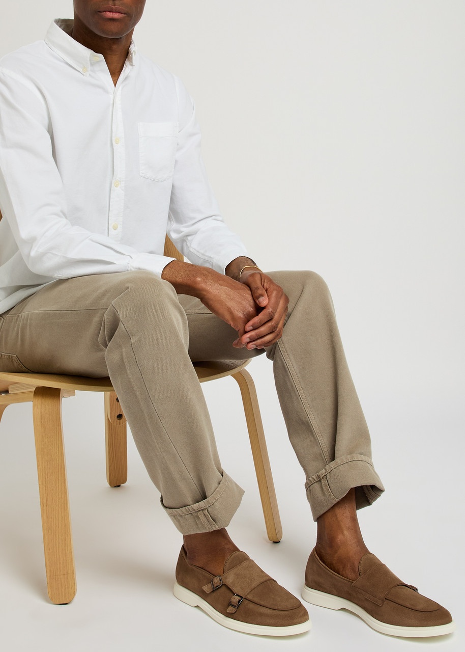 Boss Monk Suede Loafers - 5