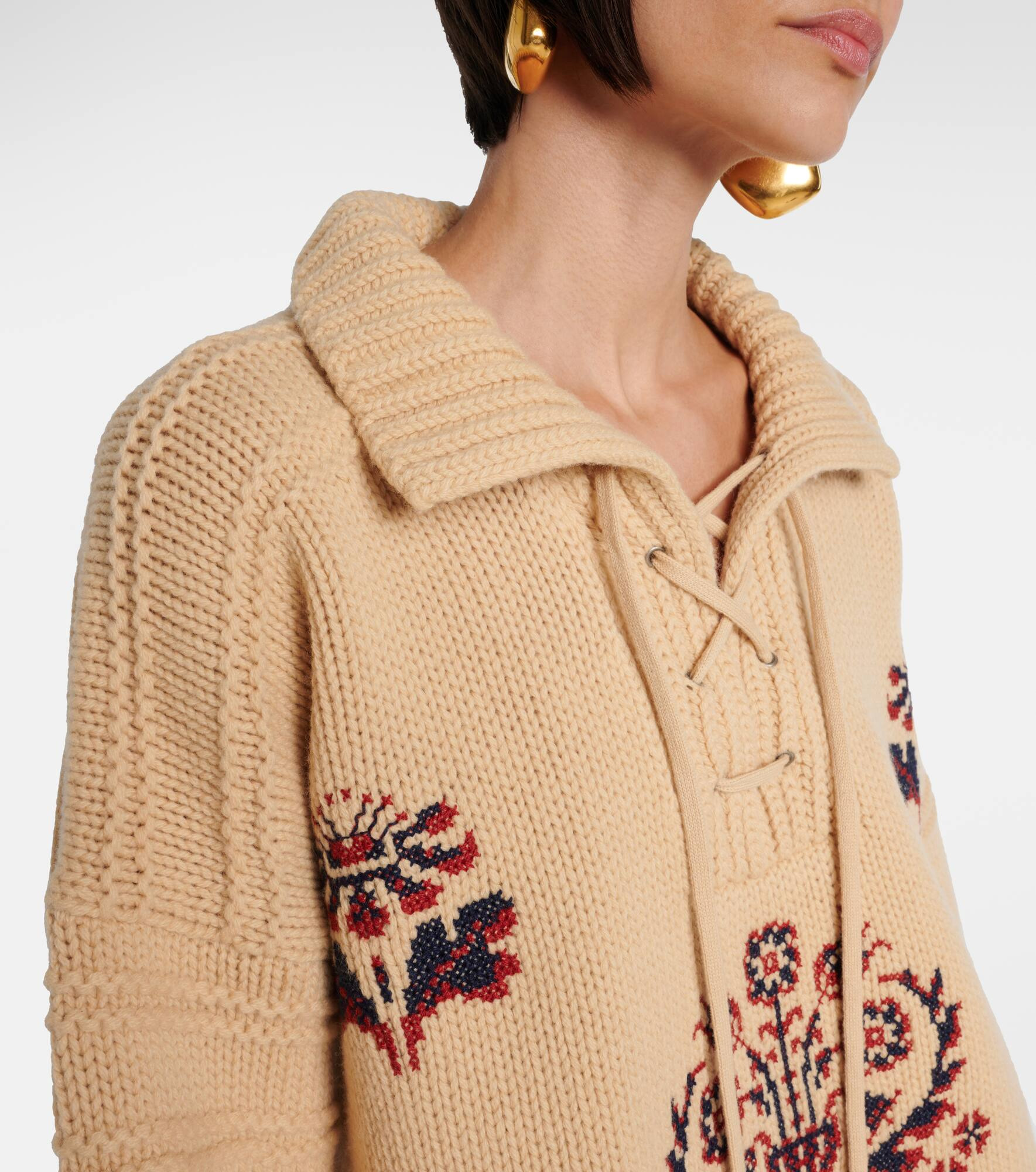 Wool and cashmere sweater - 4