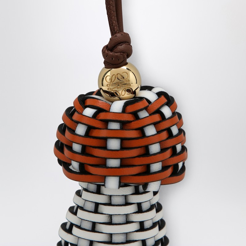 Loewe Mushroom Pendant In Leather Women - 2