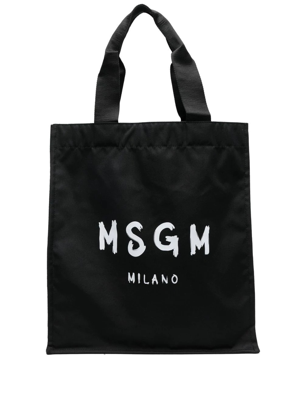 logo-print tote bag - 1