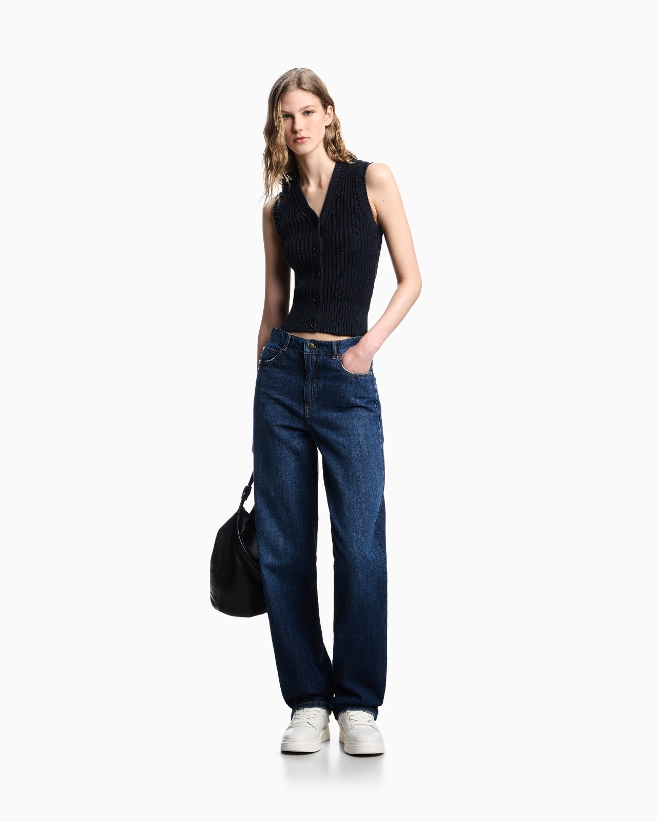 J4B MID/HIGH-RISE STRAIGHT-LEG, DENIM JEANS - 2