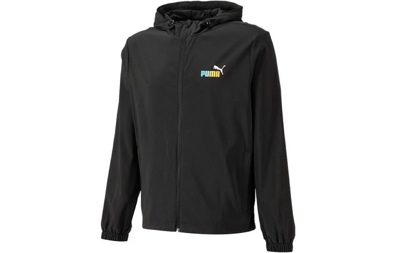 PUMA Full Sleeve Printed Hoodie 'Black' 678013-01 - 1
