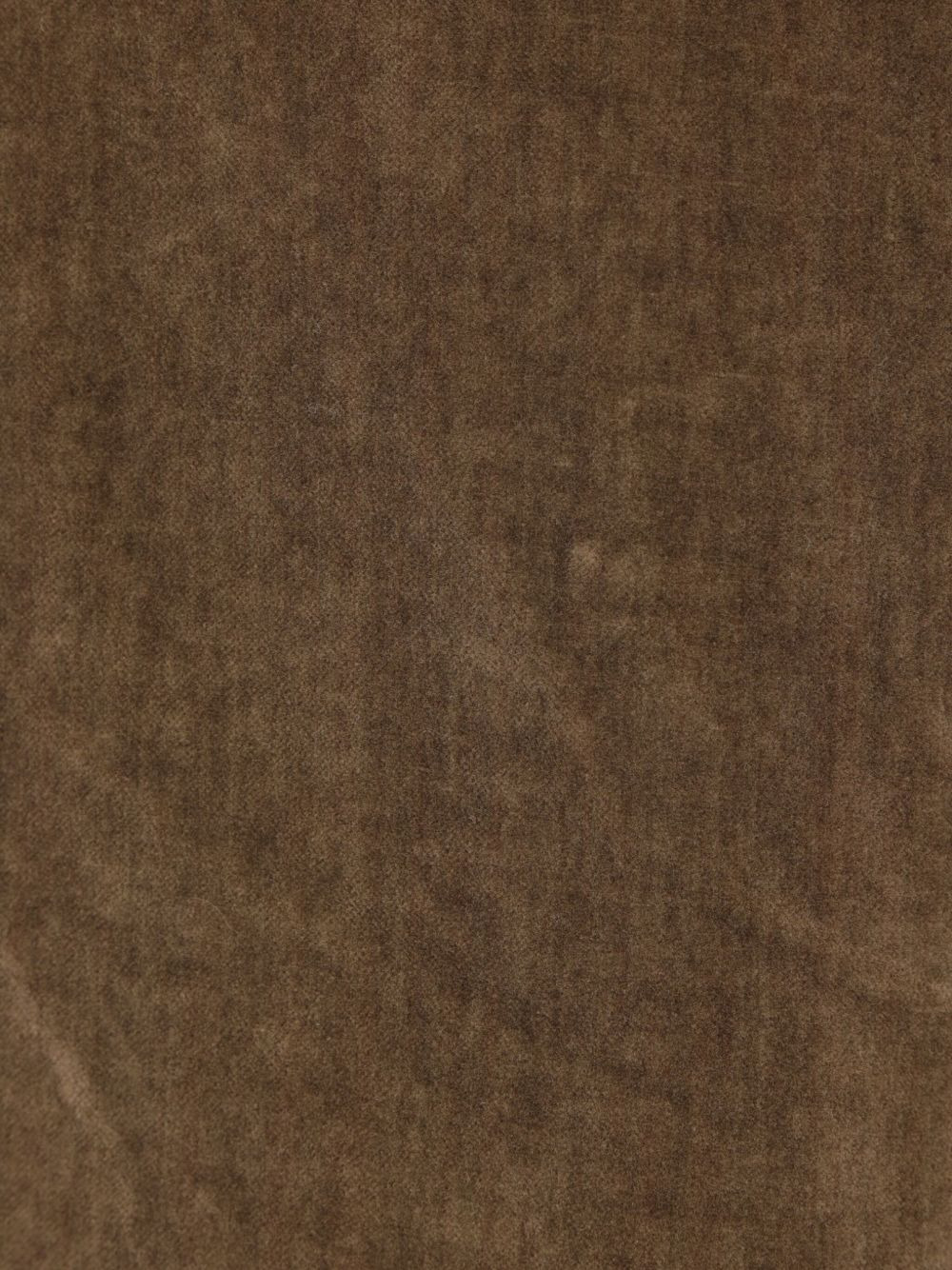 dart-detail velvet trousers - 4