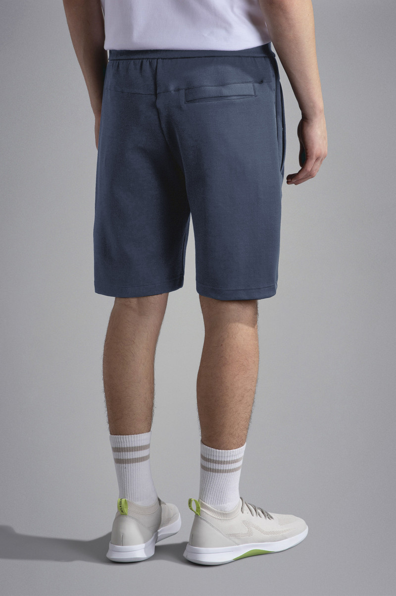 ACTIVE FLEECE COTTON BERMUDA SHORTS 3