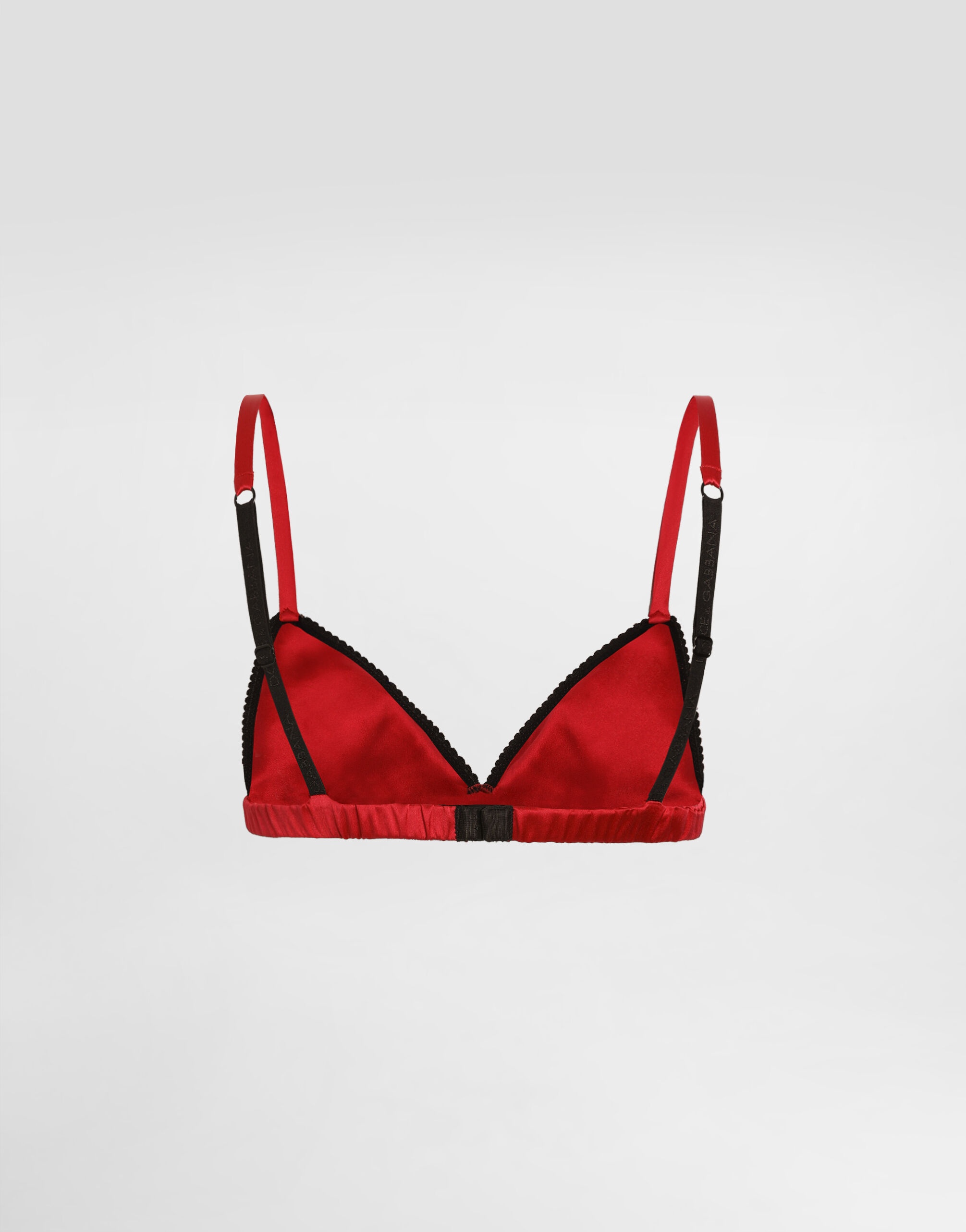 Satin triangle bra - 3