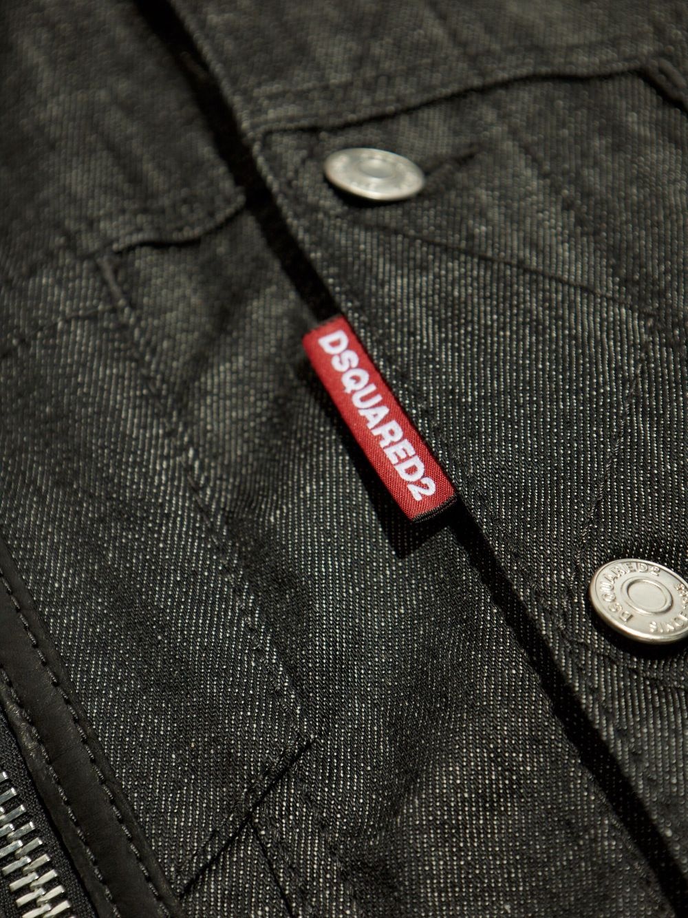 denim gilet - 4