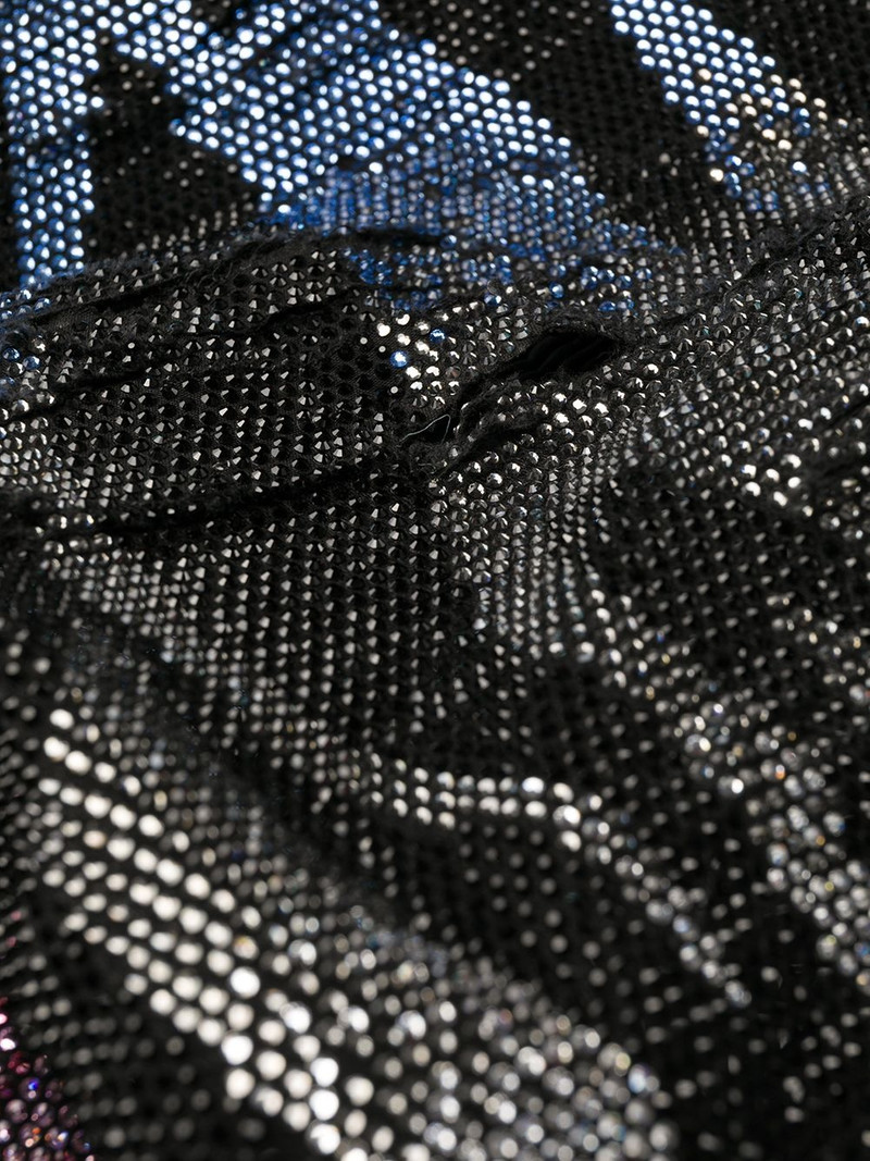 embellished zebra pattern jeggings 6