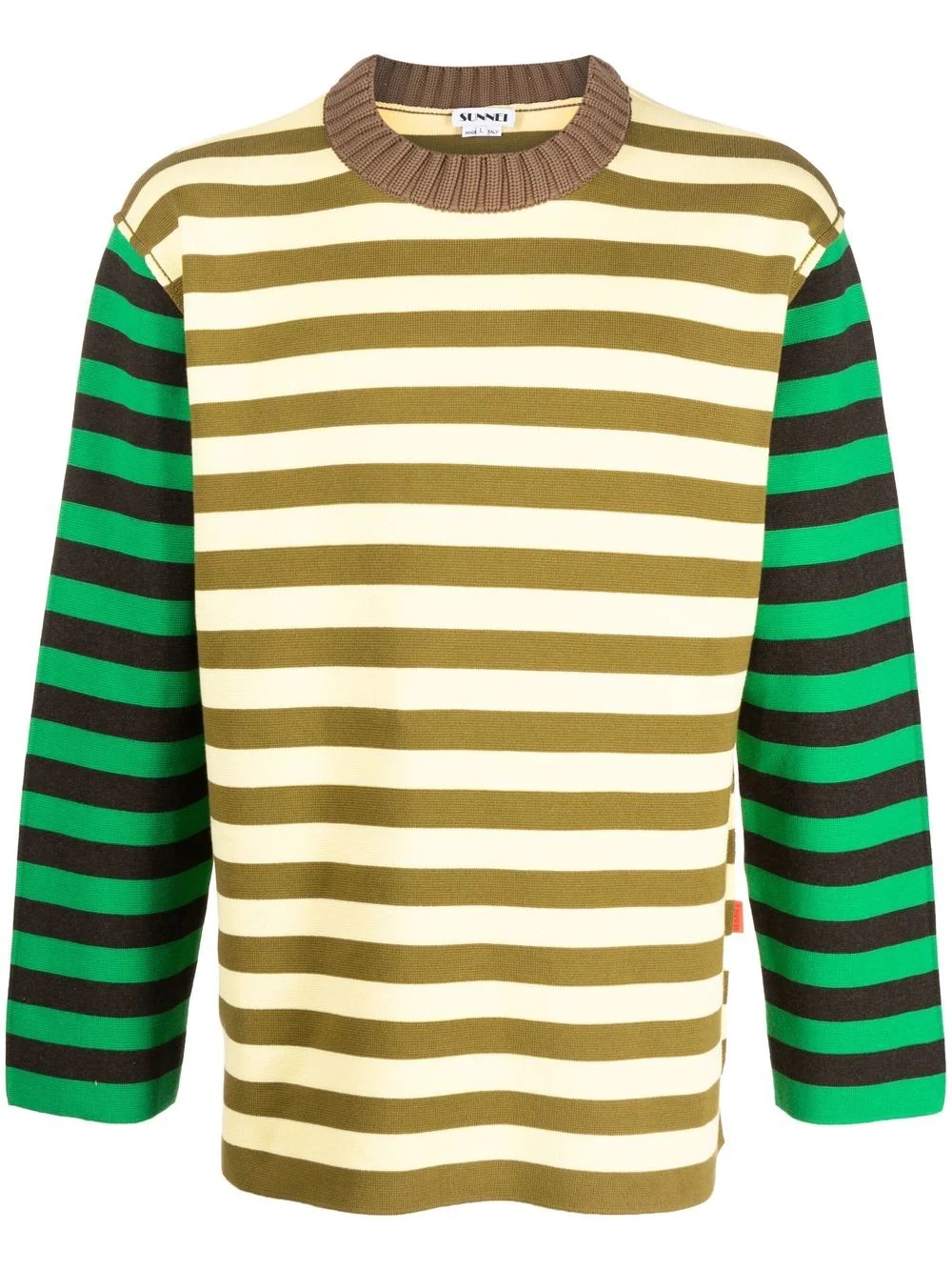 cotton crew-neck jumper - 1