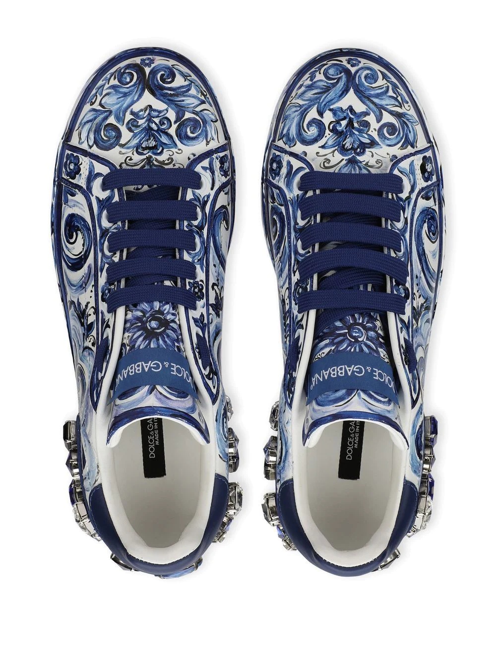 Portofino Majolica-print sneakers - 4
