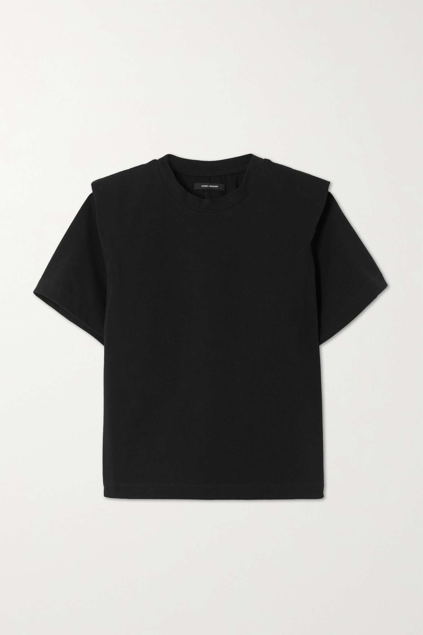 Zelitos pleated cotton-jersey T-shirt - 1