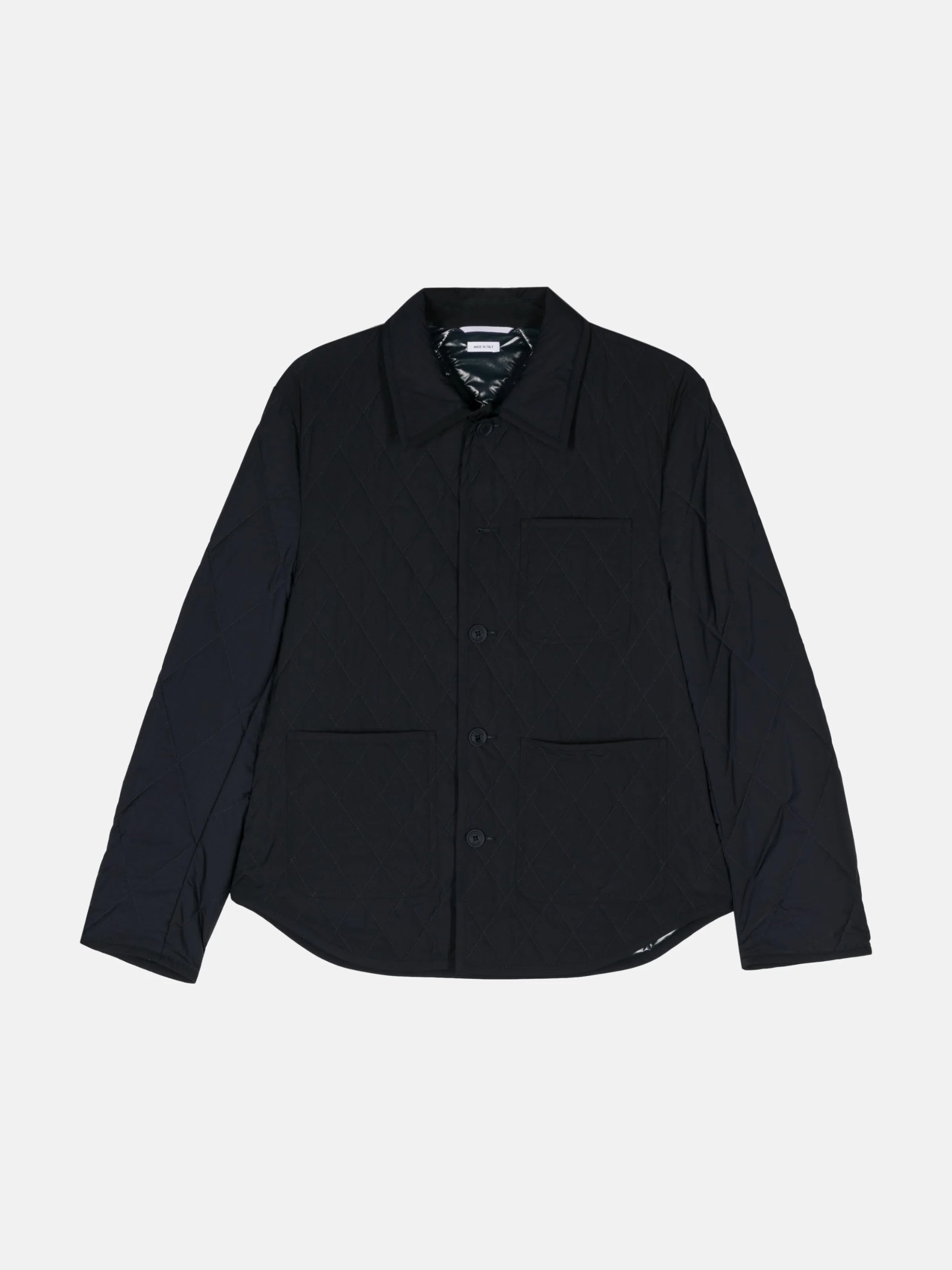 THOM BROWNE - Men Quilted Shirt Jacket Withapplied Pockets - 1