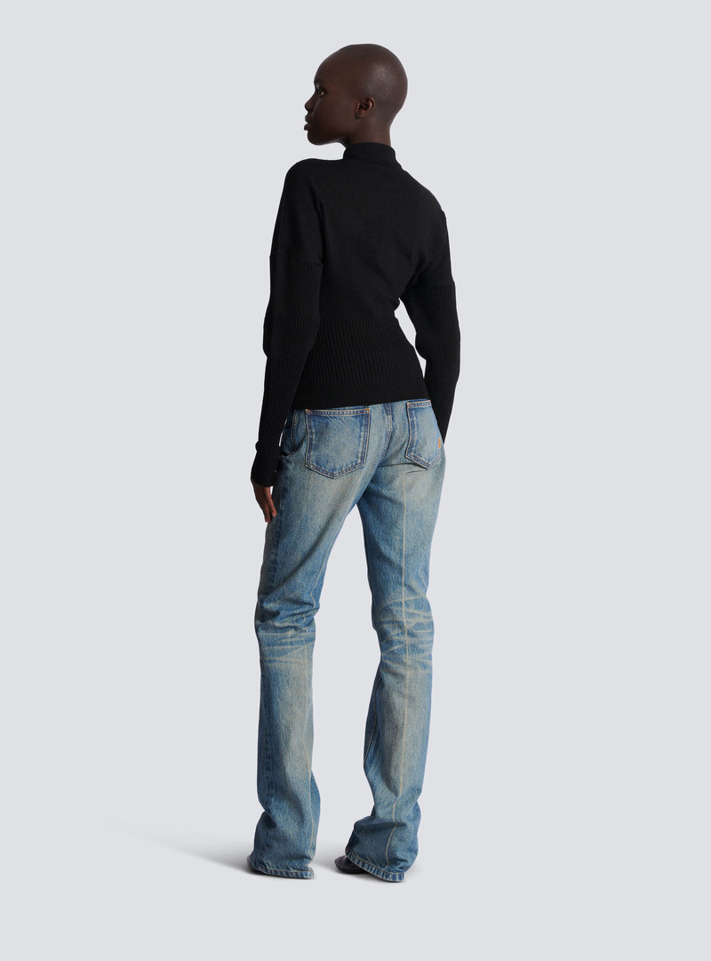 Zipped knit cardigan 4