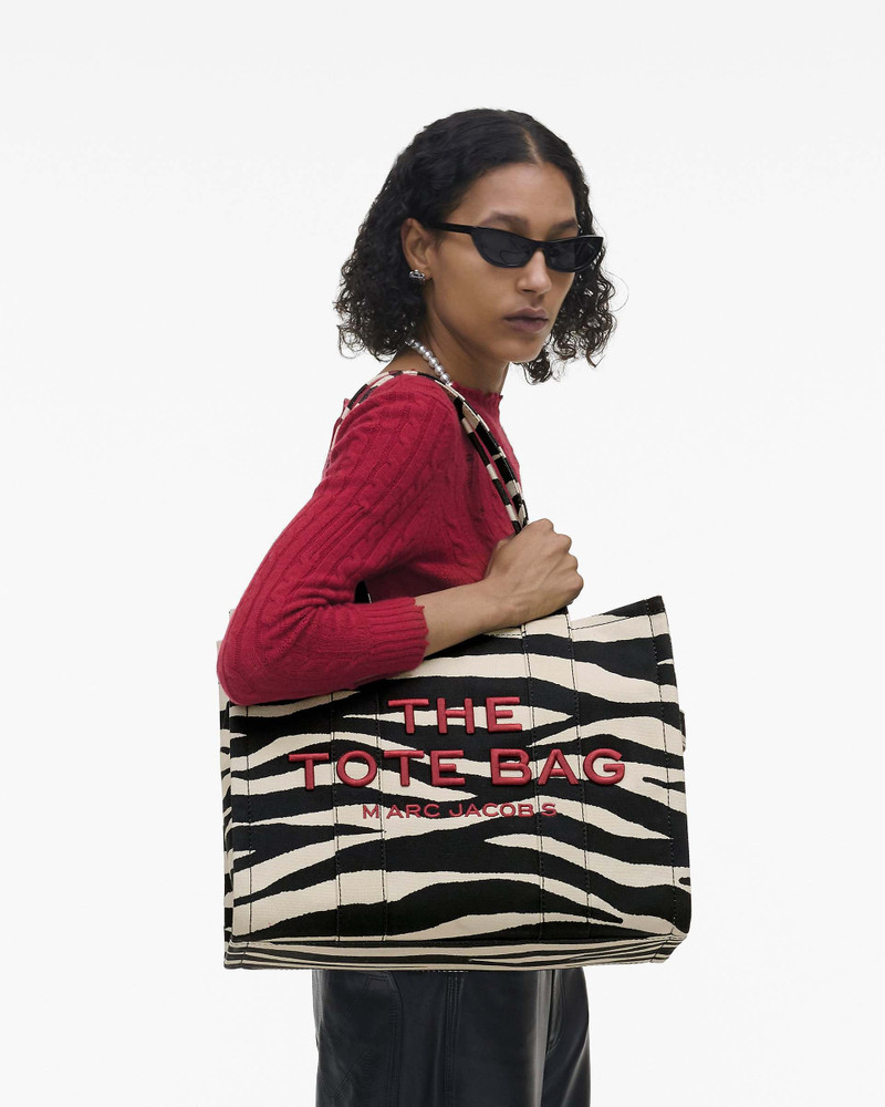 Marc Jacobs THE ZEBRA CANVAS LARGE TOTE BAG outlook