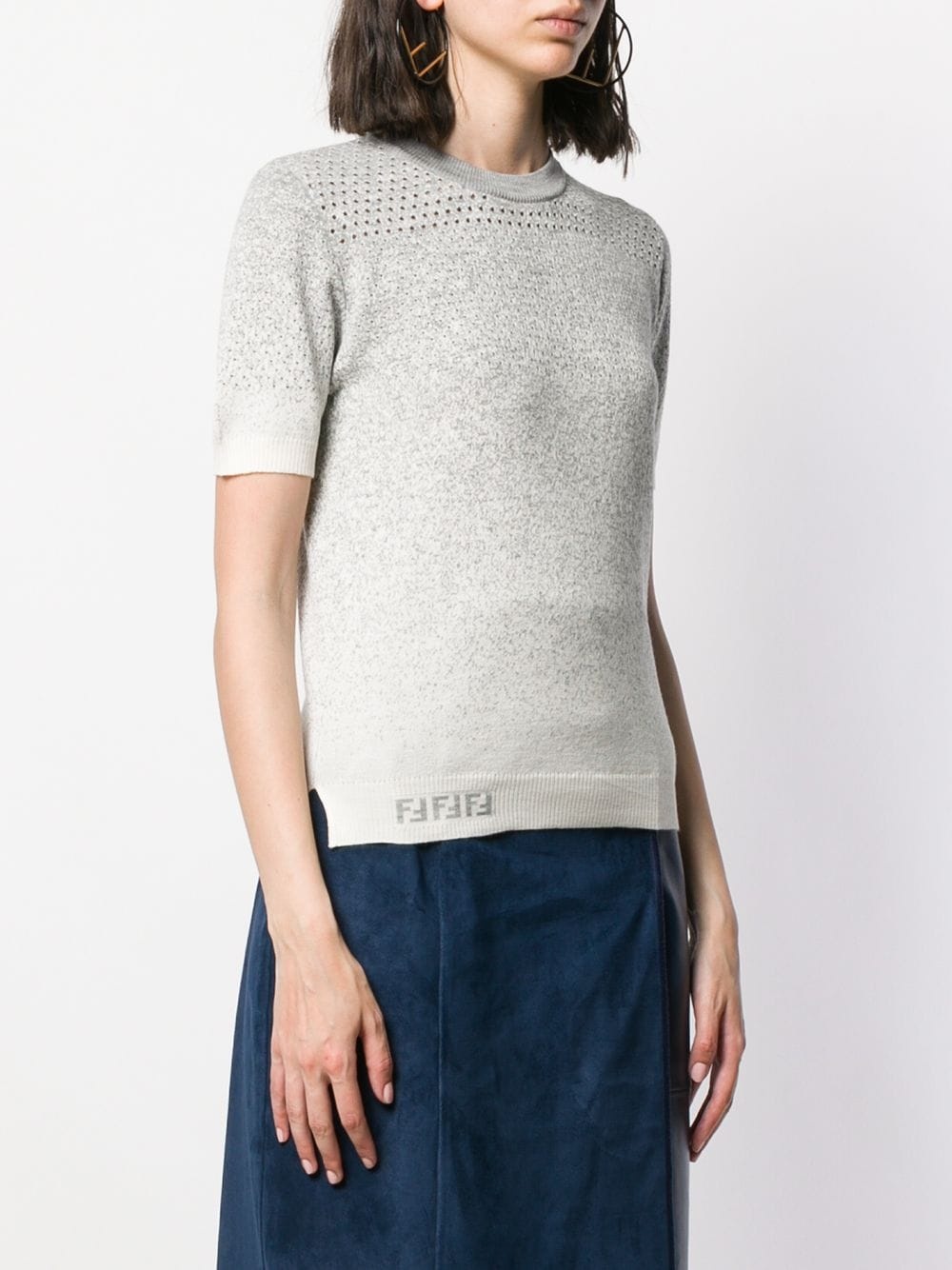 gradient style knitted jumper - 3