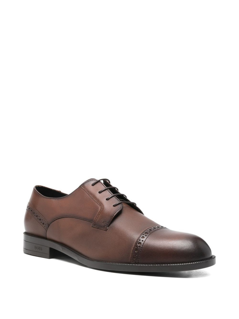 BOSS brogue leather oxford shoes outlook