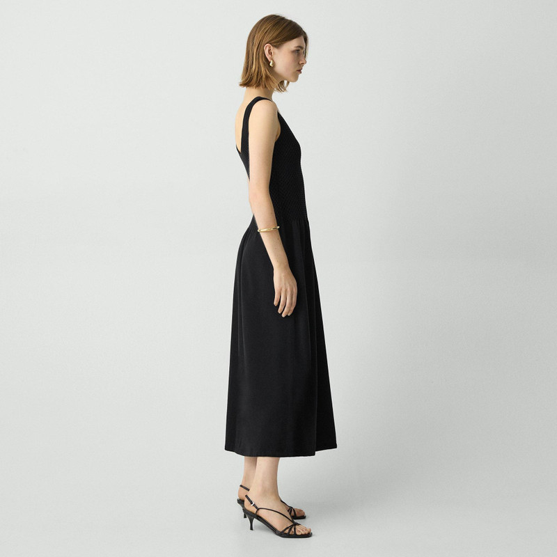 미디 드레스 에 Textured Cotton-Blend 3