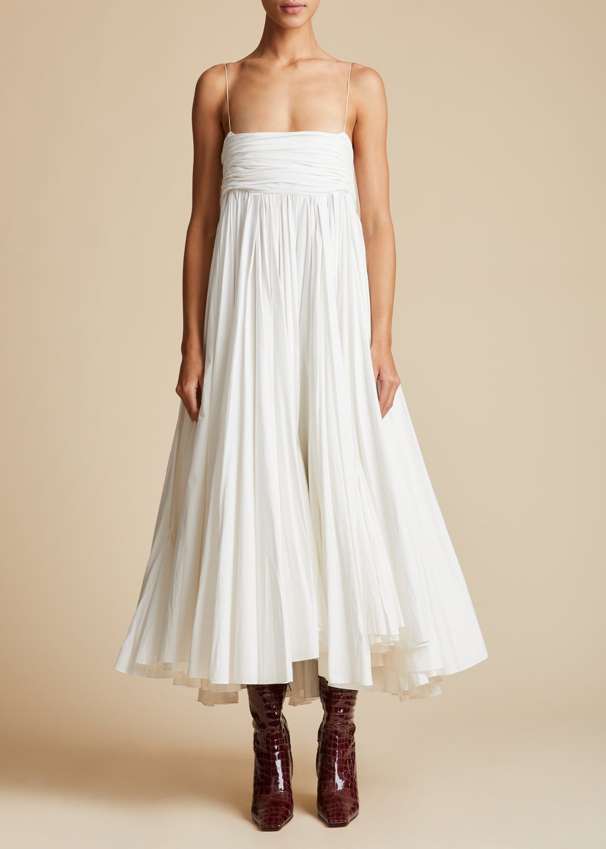 The Lally Dress in White - 2