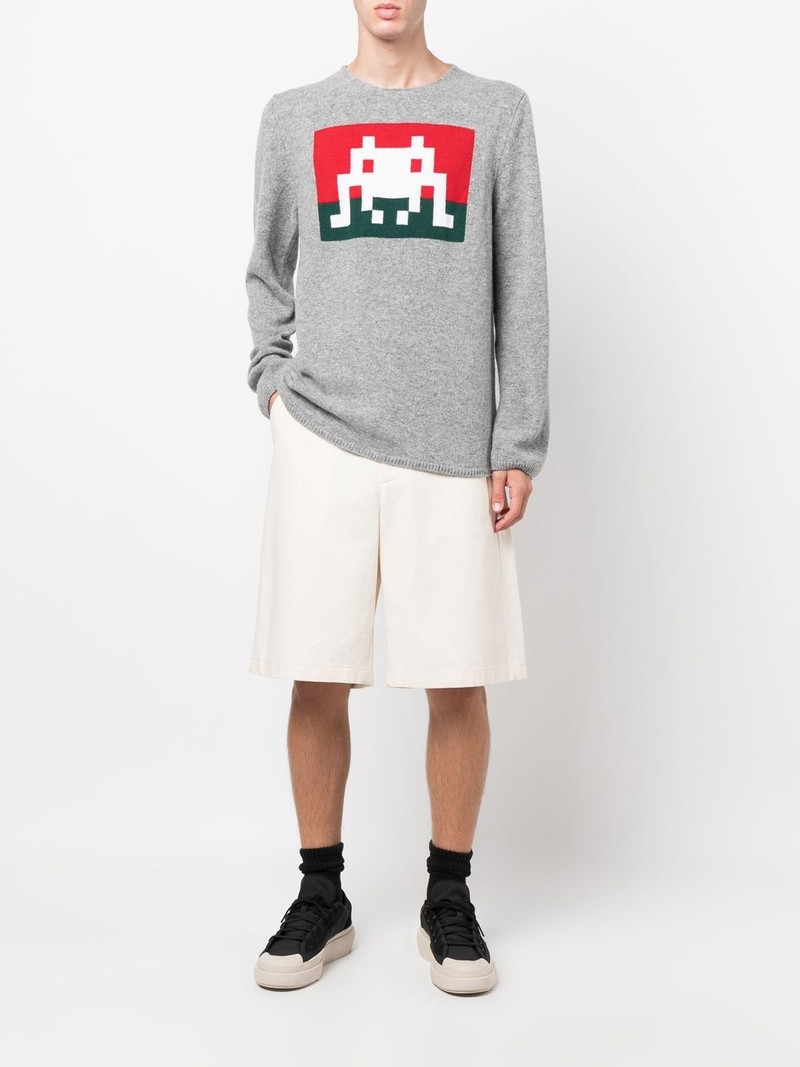 Comme des Garçons SHIRT graphic-print jumper outlook