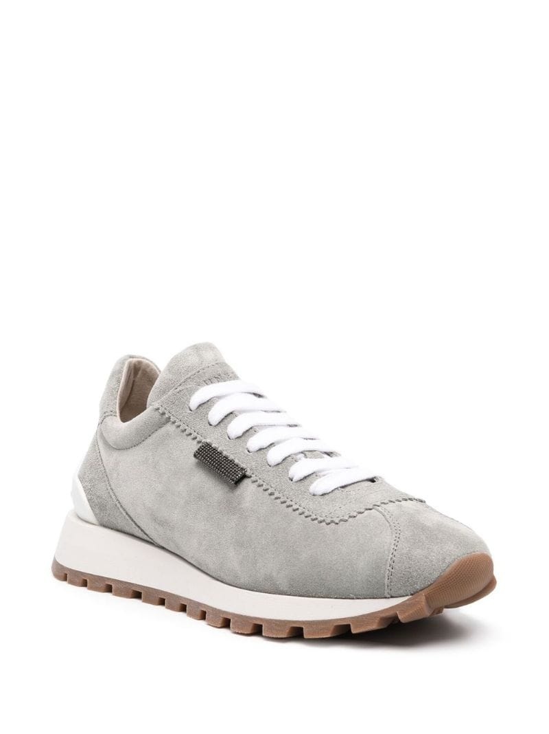 chunky suede sneakers - 2