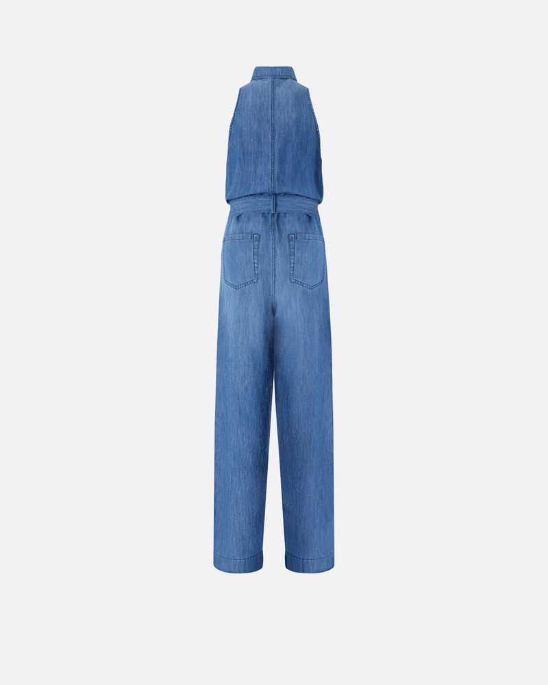 PINKO DENIM JUMPSUIT WITH BELT outlook